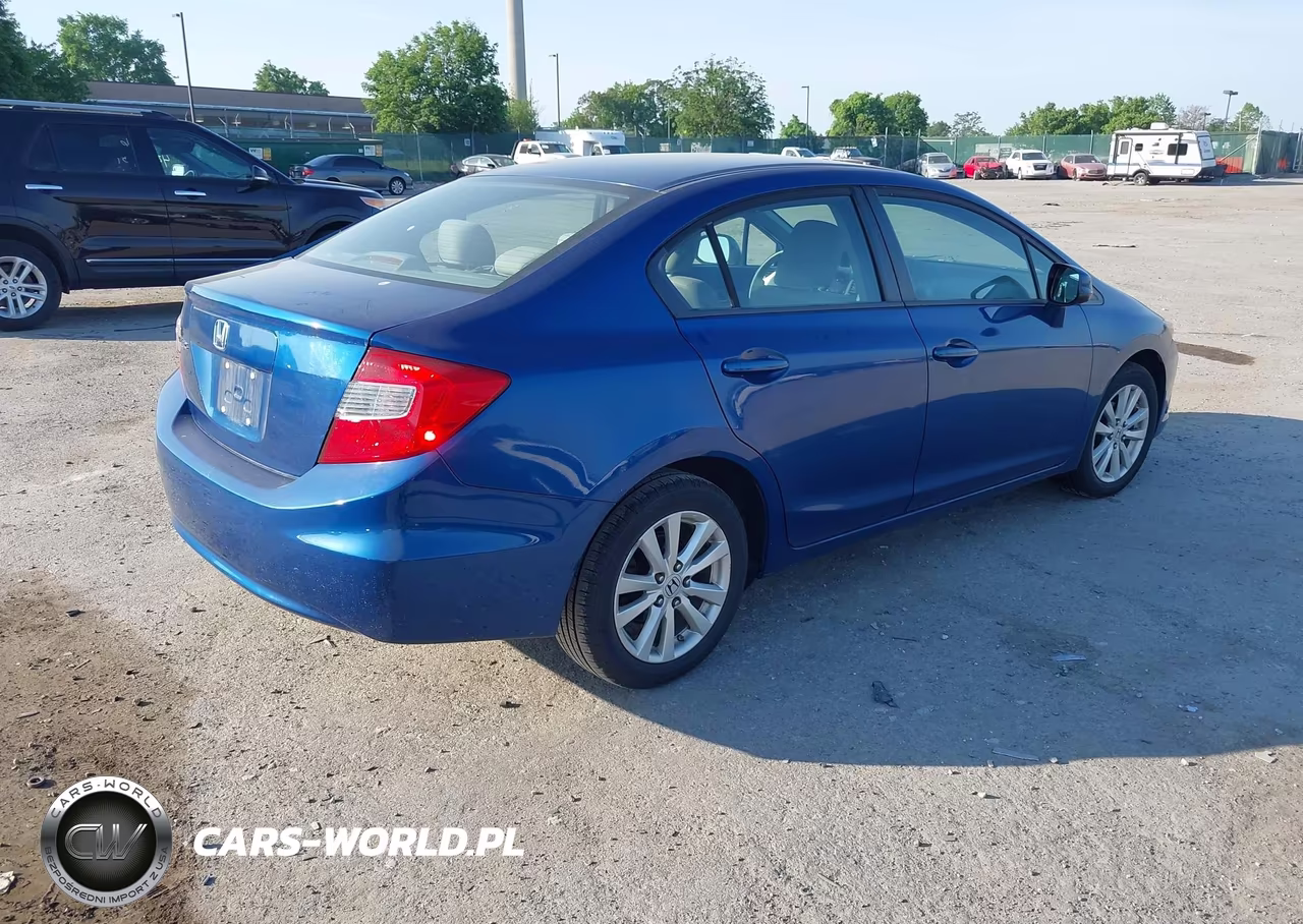 2012 Honda Civic Ex VIN:19XFB2F87CE302488 - 4
