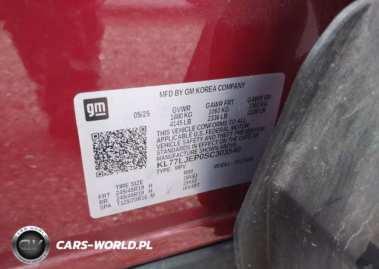 2025 Chevrolet Trax Fwd 2Rs VIN:KL77LJEP0SC303540 - 9