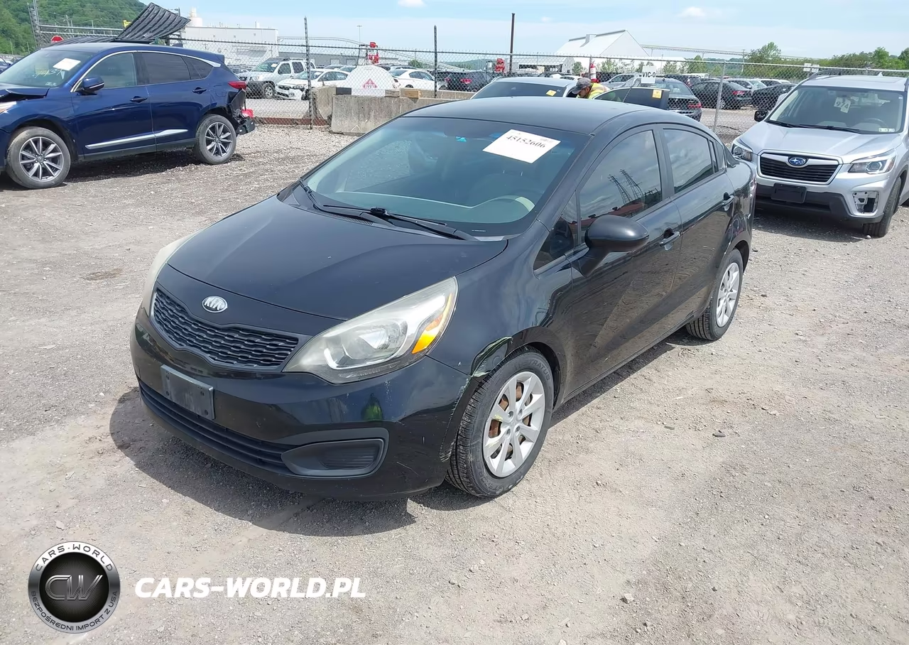 2013 Kia Rio Lx VIN:KNADM4A35D6183773 - 2