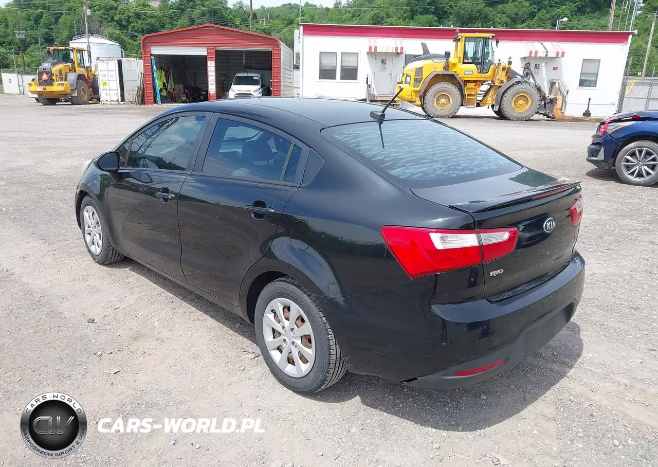 2013 Kia Rio Lx VIN:KNADM4A35D6183773 - 3