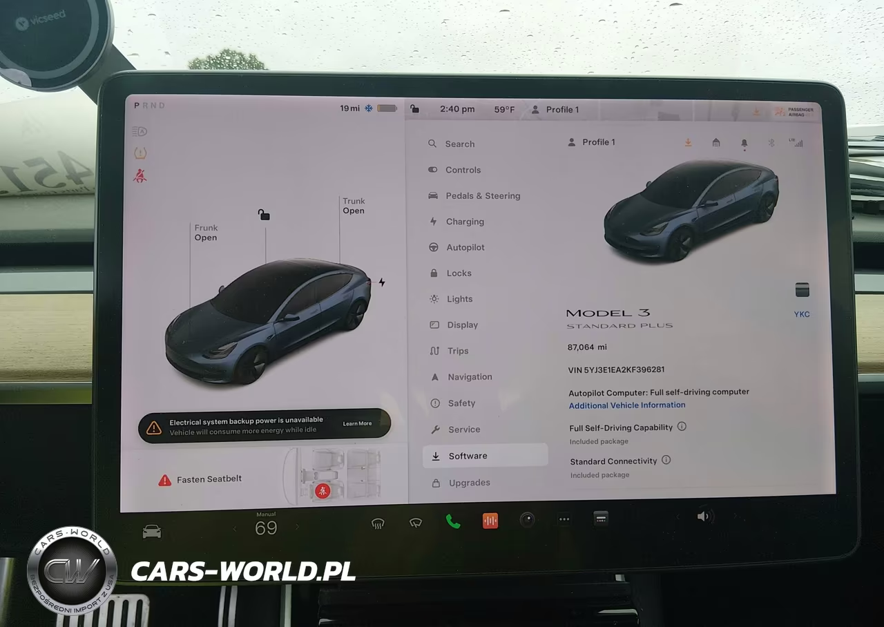 2019 Tesla Model 3 Long Range-Mid Range-Standard Range-Standard Range Plus VIN:5YJ3E1EA2KF396281 - 7