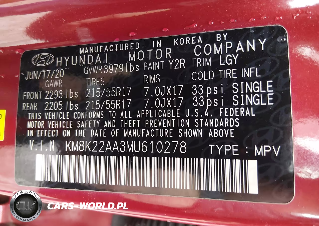 2021 Hyundai Kona Sel VIN:KM8K22AA3MU610278 - 9