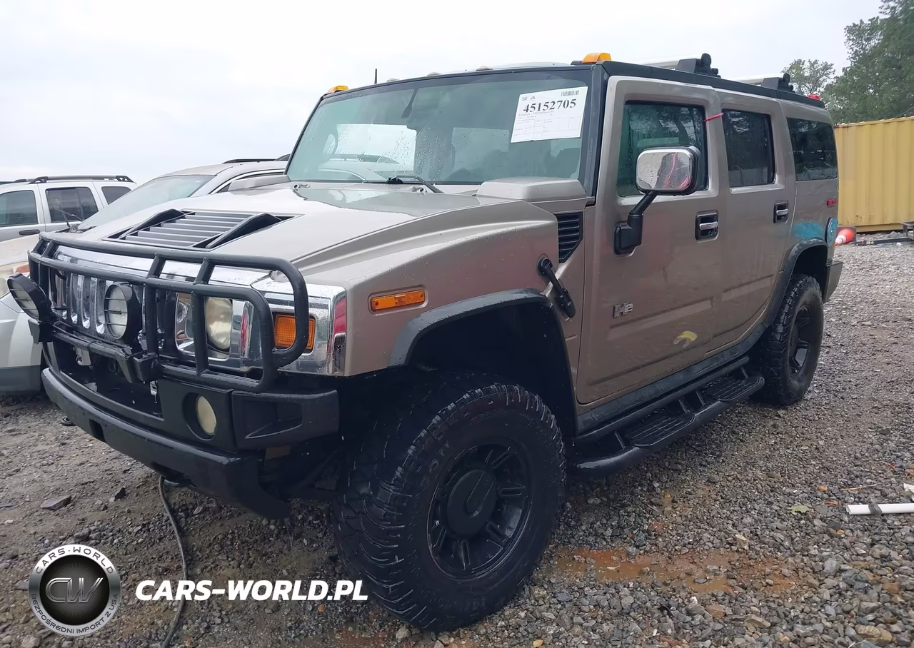 2003 Hummer H2 VIN:5GRGN23U03H125580 - 2