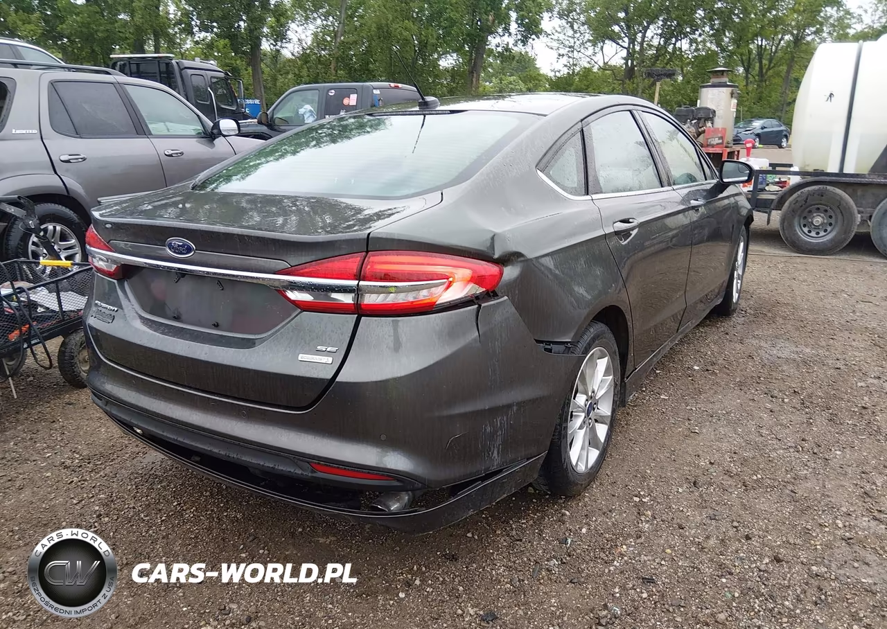 2017 Ford Fusion Se VIN:3FA6P0HD1HR137639 - 4