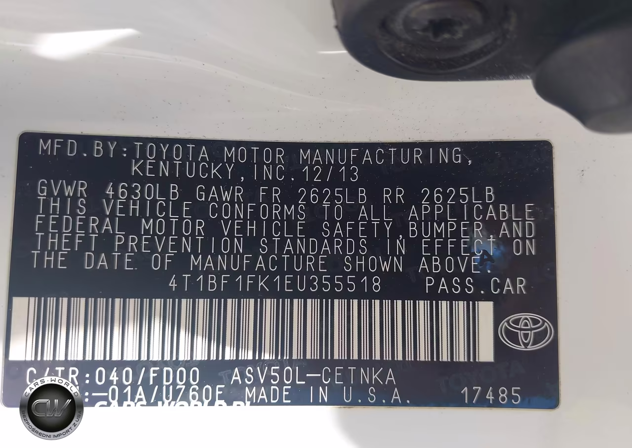 2014 Toyota Camry Le VIN:4T1BF1FK1EU355518 - 9