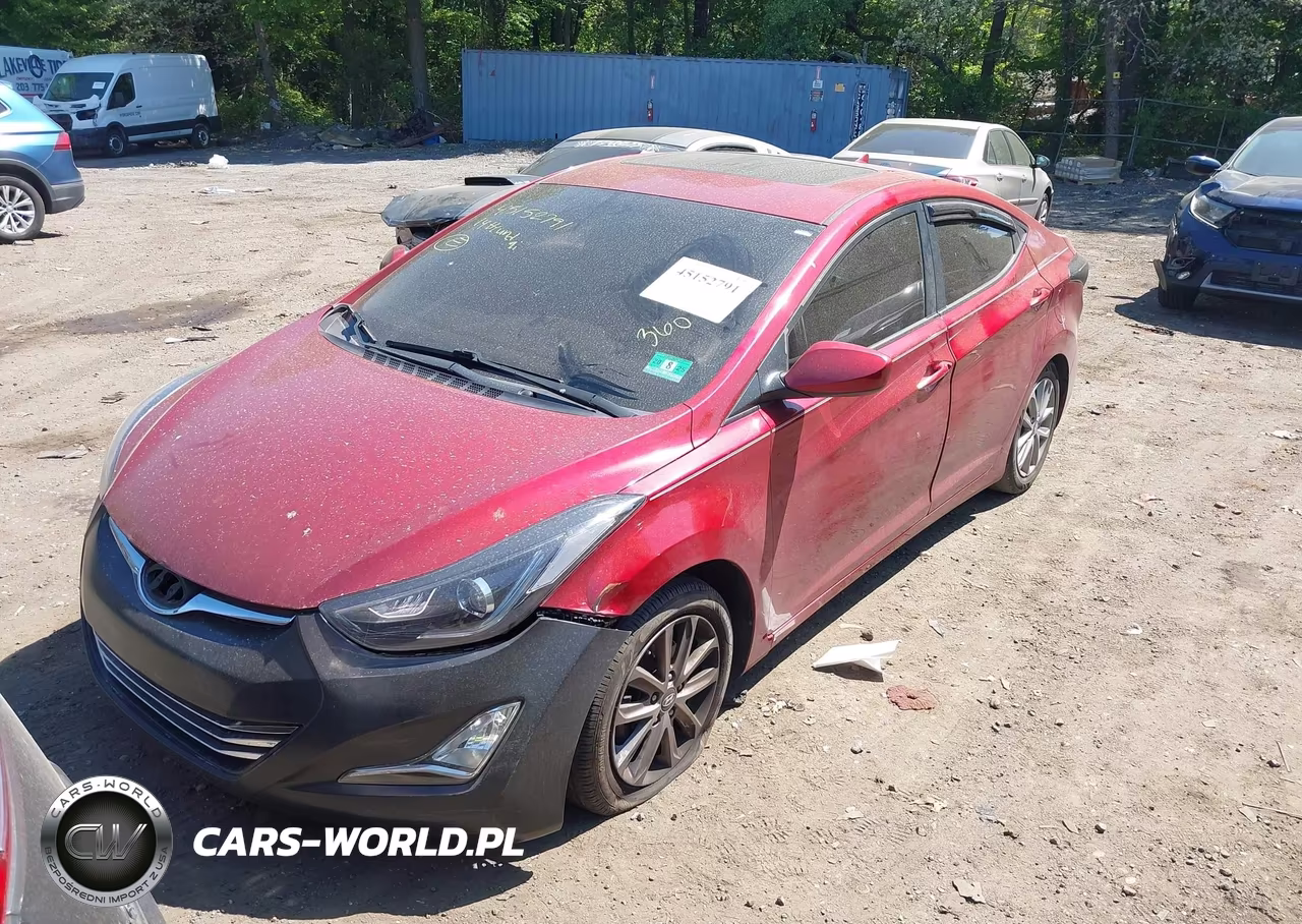 2014 Hyundai Elantra Se VIN:5NPDH4AE4EH494420 - 2