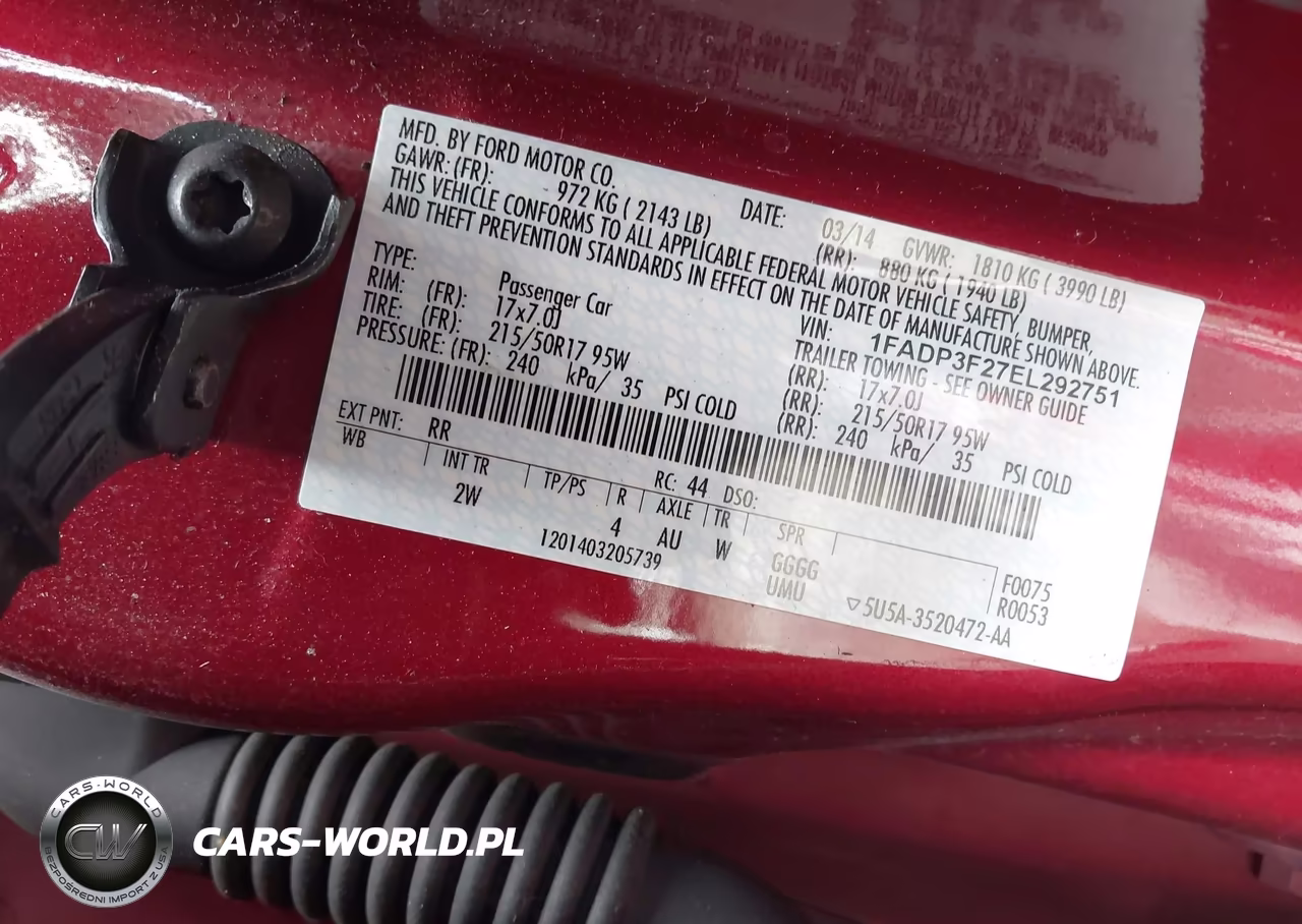 2014 Ford Focus Se VIN:1FADP3F27EL292751 - 9