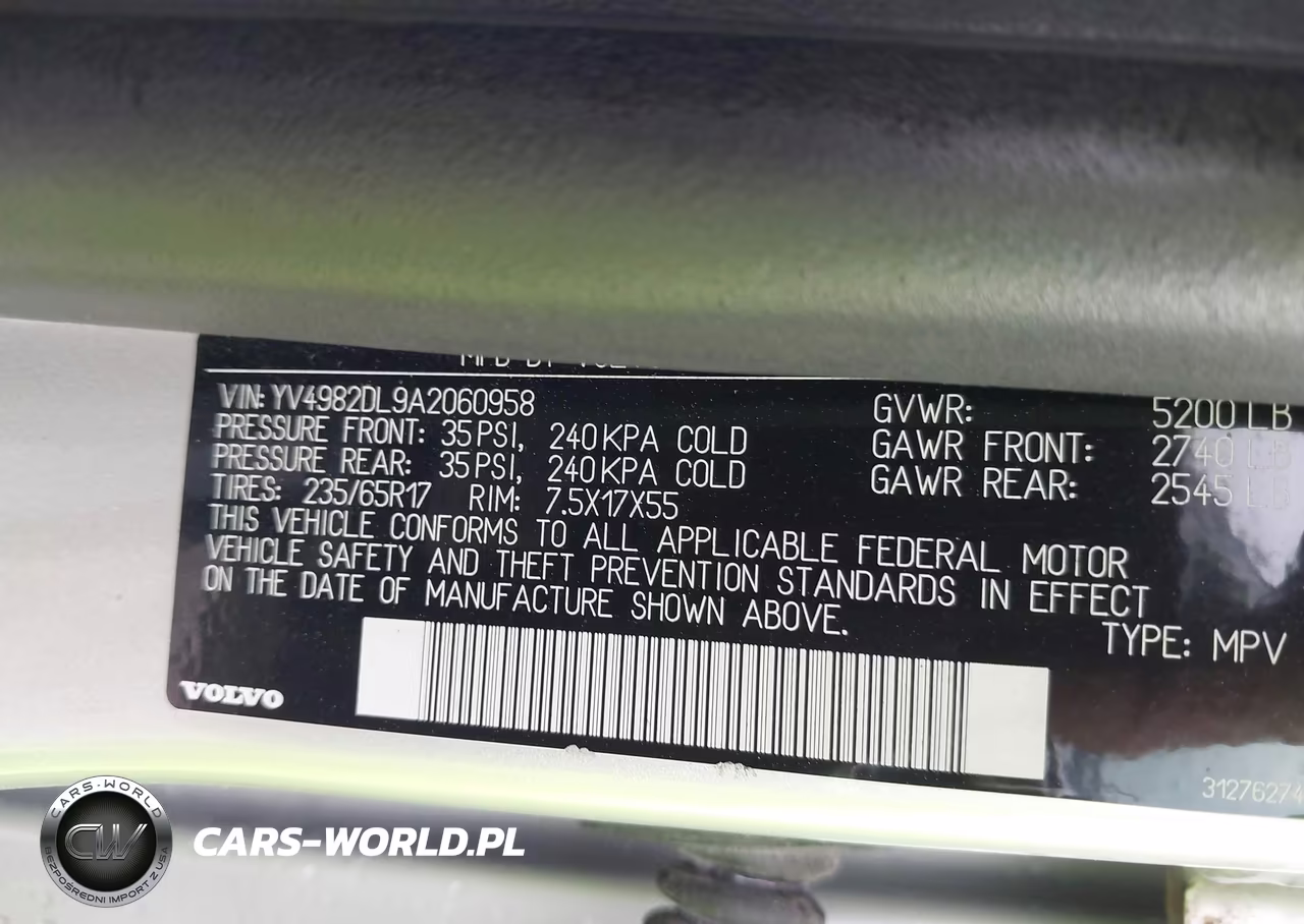 2010 Volvo Xc60 3.2 VIN:YV4982DL9A2060958 - 9