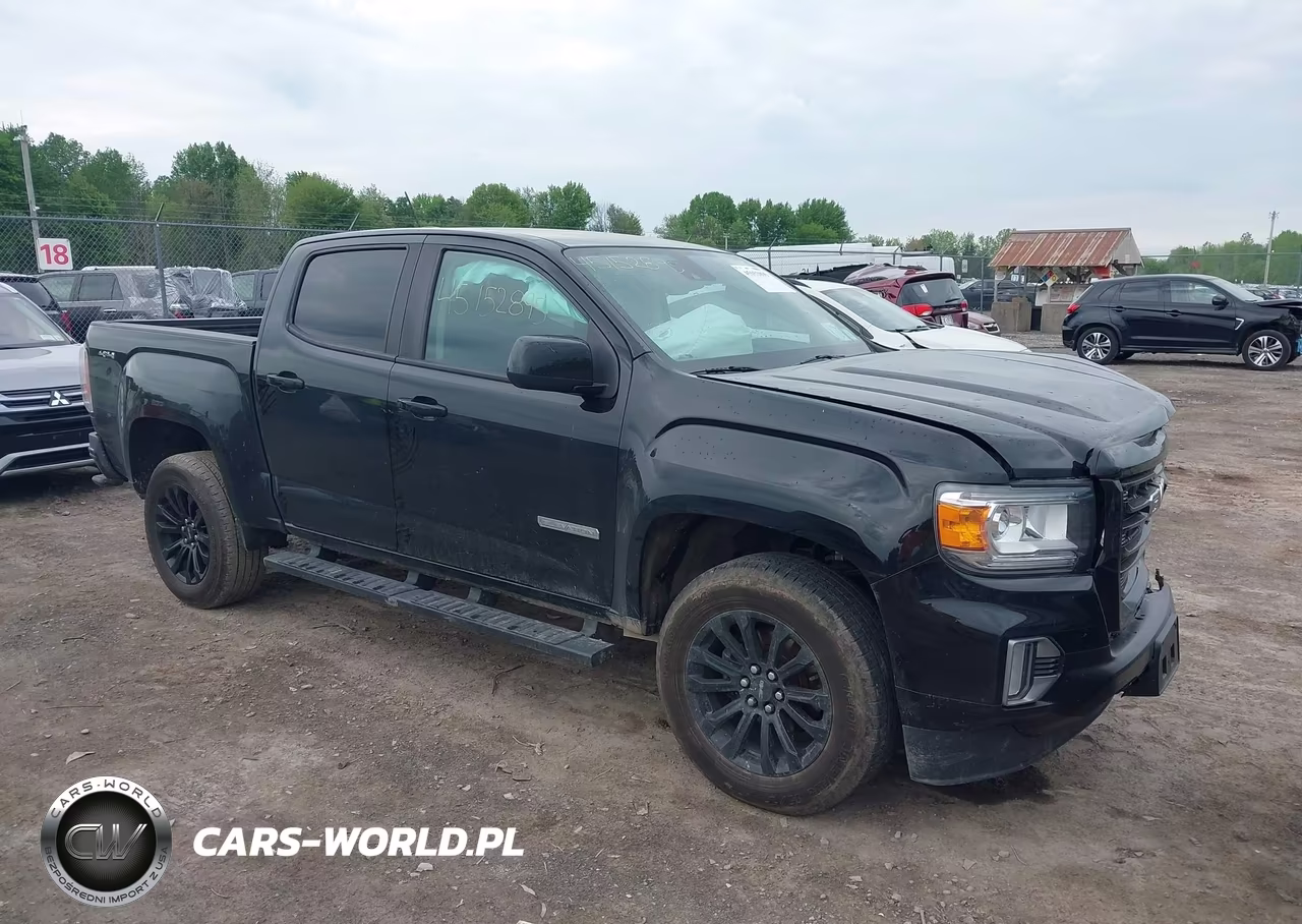 2021 GMC Canyon 4Wd Short Box Elevation