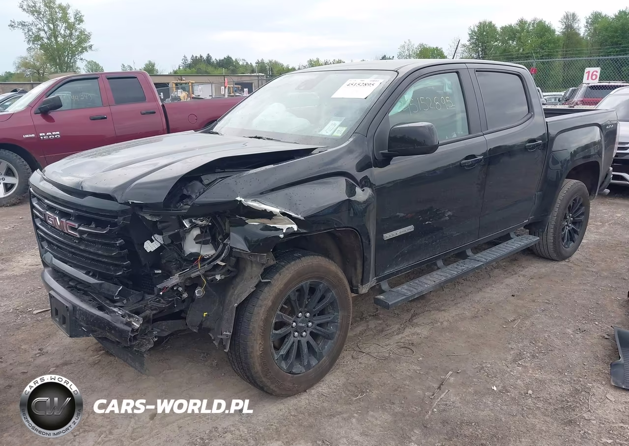 2021 GMC Canyon 4Wd Short Box Elevation VIN:1GTG6CEN4M1156156 - 2