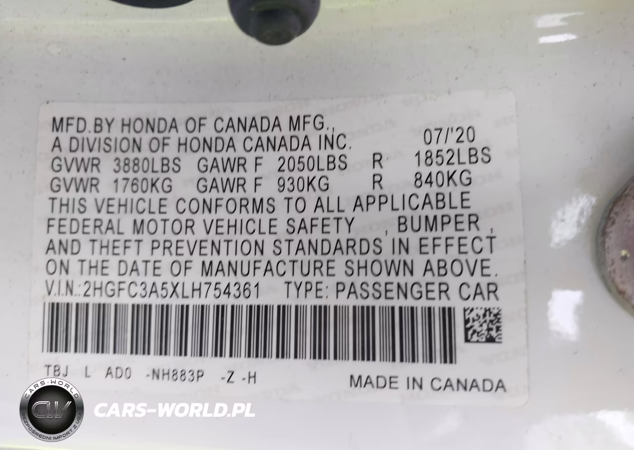 2020 Honda Civic Si Coupe VIN:2HGFC3A5XLH754361 - 9