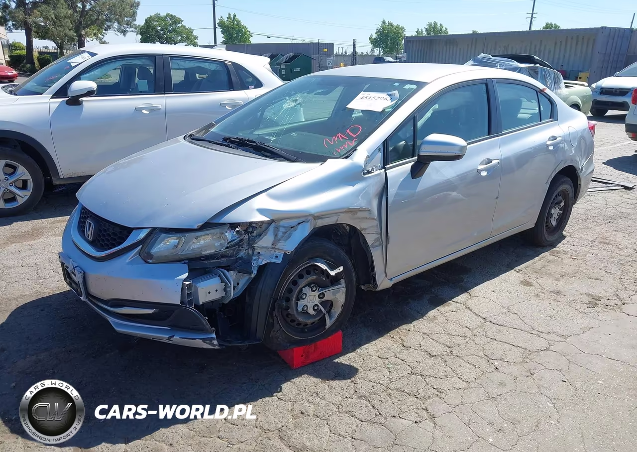 2014 Honda Civic Lx VIN:19XFB2F51EE016645 - 2