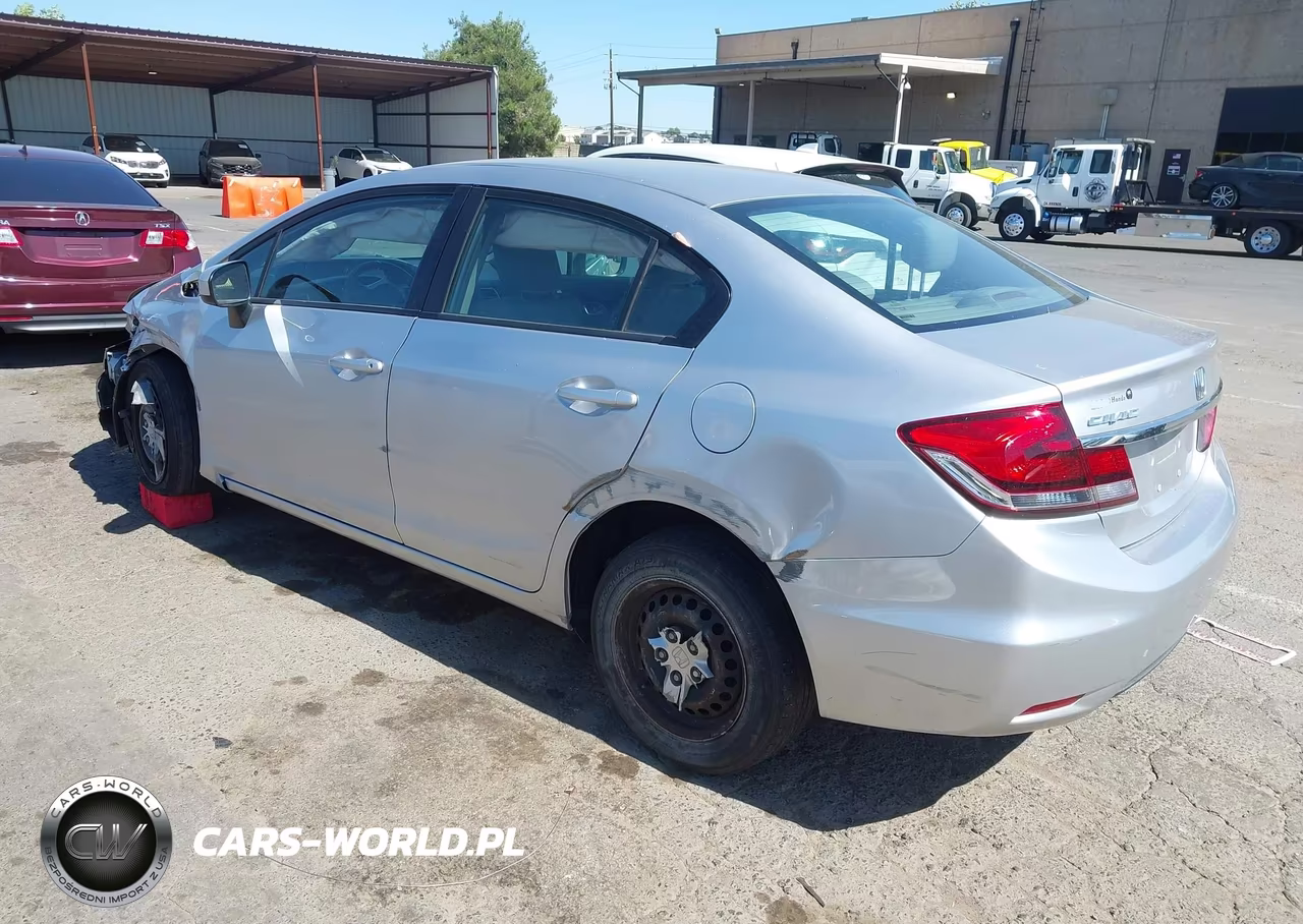 2014 Honda Civic Lx VIN:19XFB2F51EE016645 - 3