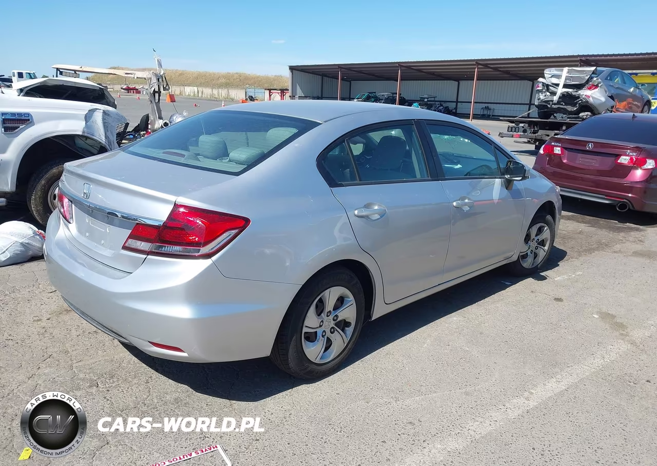 2014 Honda Civic Lx VIN:19XFB2F51EE016645 - 4