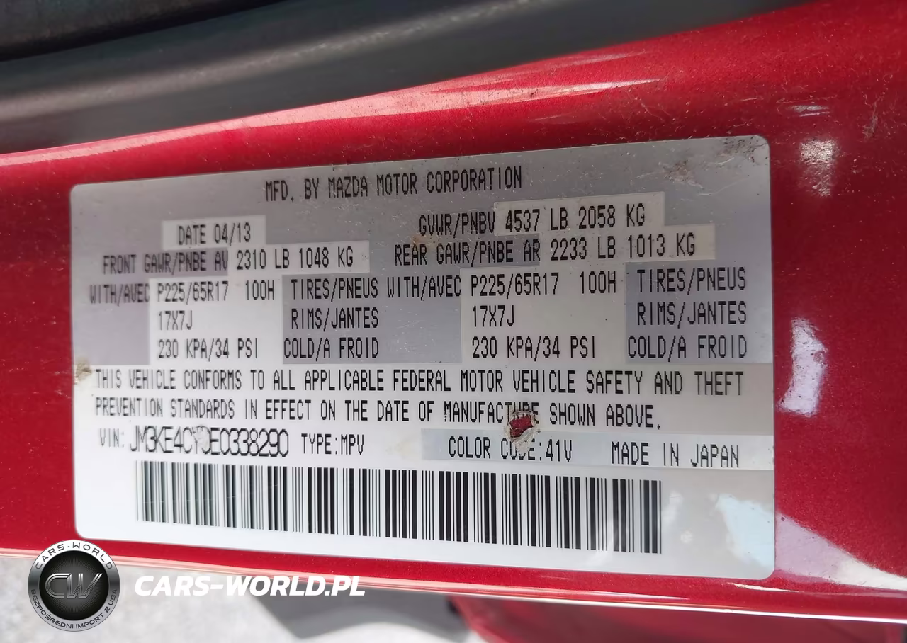 2014 Mazda Cx-5 Touring VIN:JM3KE4CY0E0338290 - 9