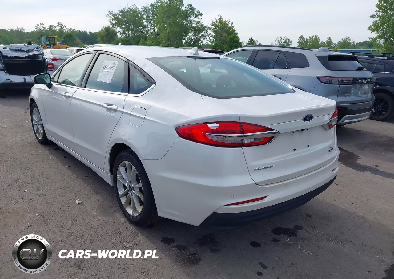 2020 Ford Fusion Hybrid Se VIN:3FA6P0LU6LR123610 - 3