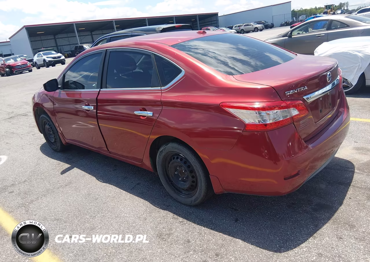 2015 Nissan Sentra Sv VIN:3N1AB7AP1FL694215 - 3