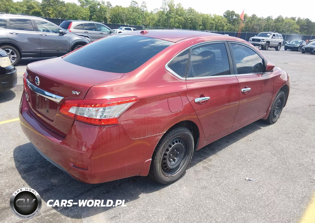 2015 Nissan Sentra Sv VIN:3N1AB7AP1FL694215 - 4