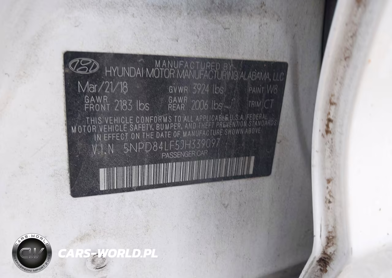 2018 Hyundai Elantra Sel VIN:5NPD84LF5JH339097 - 9