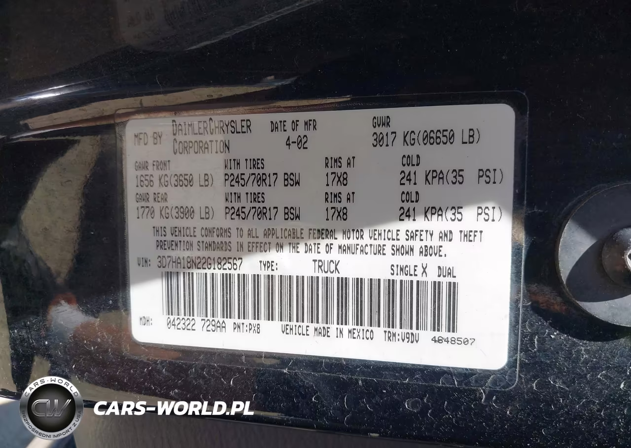 2002 Dodge Ram 1500 St VIN:3D7HA18N22G182567 - 9