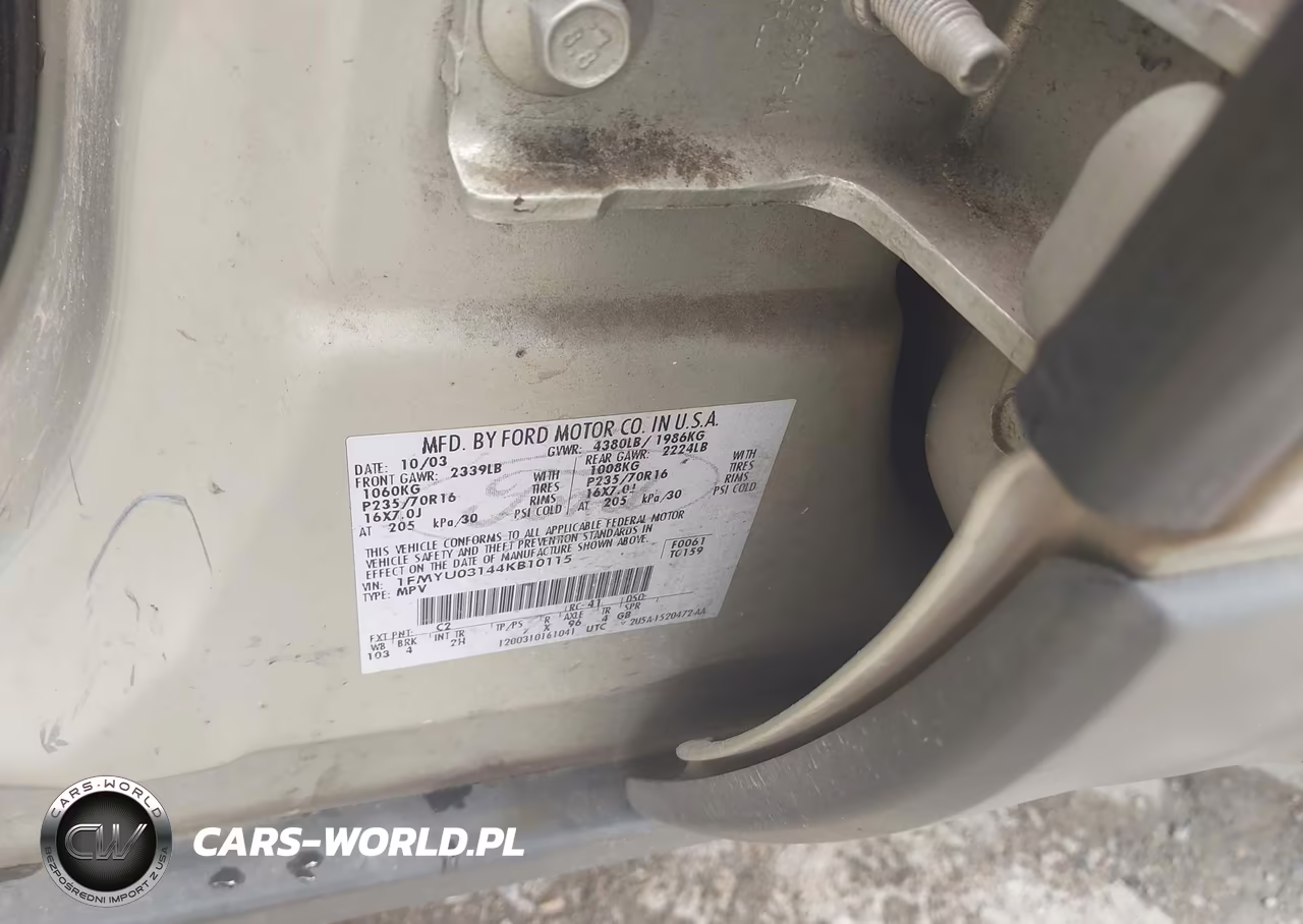 2004 Ford Escape Xlt VIN:1FMYU03144KB10115 - 9