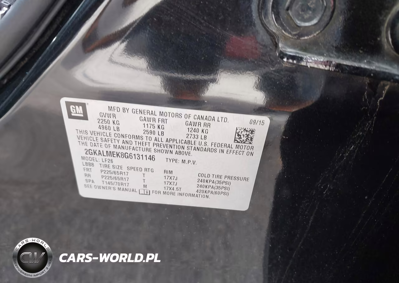 2016 GMC Terrain Sle-1 VIN:2GKALMEK8G6131146 - 9