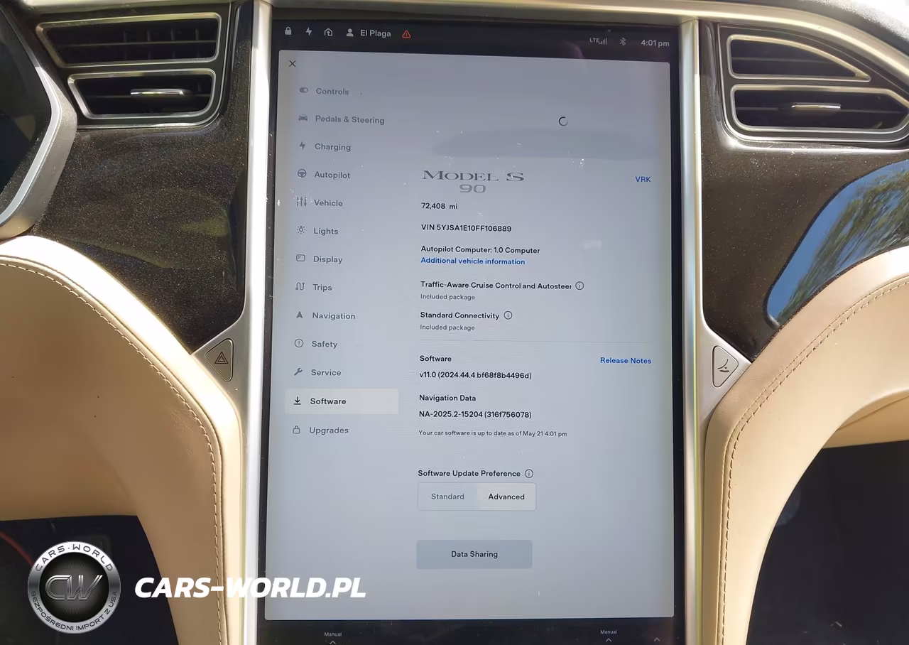 2015 Tesla Model S 60-70-85 VIN:5YJSA1E10FF106889 - 16