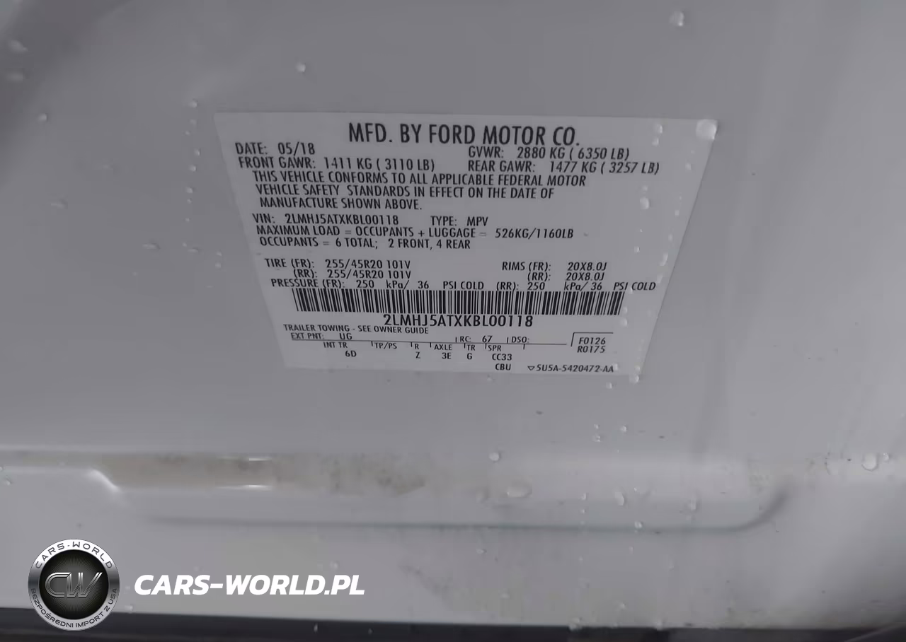2019 Lincoln Mkt Reserve VIN:2LMHJ5ATXKBL00118 - 9