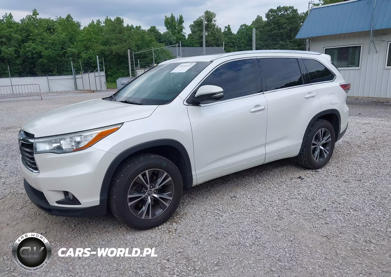 2016 Toyota Highlander Xle V6 VIN:5TDKKRFH2GS155435 - 2