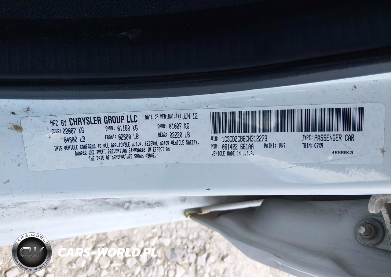 2012 Dodge Avenger Sxt VIN:1C3CDZCB6CN312273 - 9