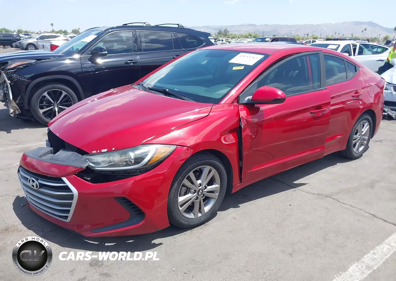 2017 Hyundai Elantra Se VIN:KMHD84LF2HU428587 - 2