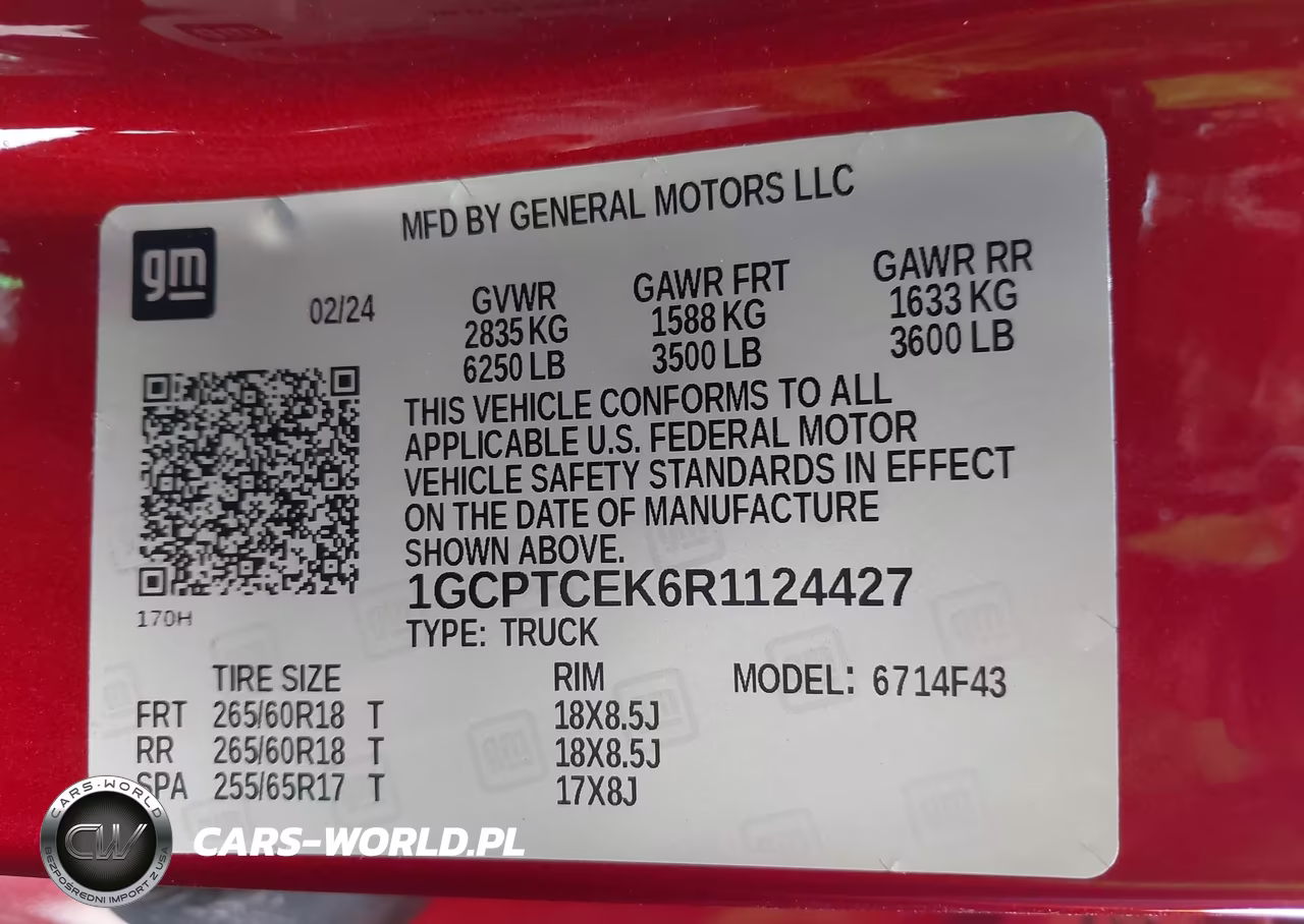 2024 Chevrolet Colorado 4Wd Lt VIN:1GCPTCEK6R1124427 - 9