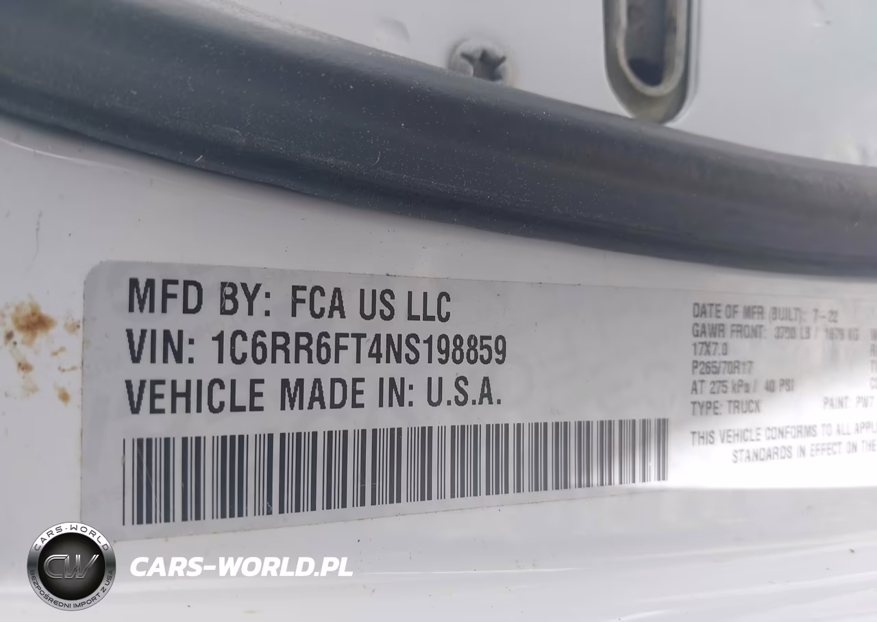 2022 Ram 1500 Classic Tradesman 4X2 6'4 Box VIN:1C6RR6FT4NS198859 - 9