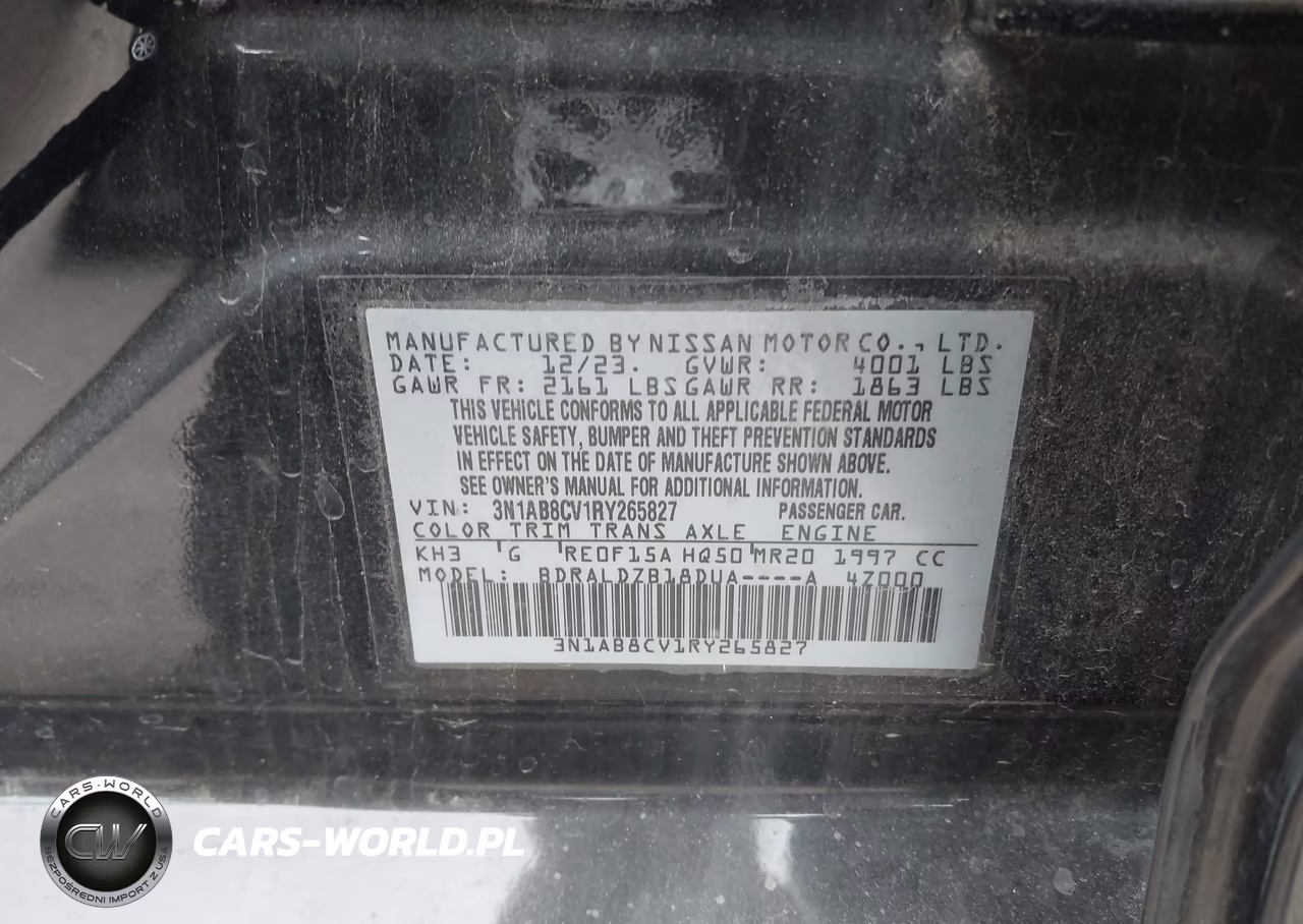 2024 Nissan Sentra Sv Xtronic Cvt VIN:3N1AB8CV1RY265827 - 9