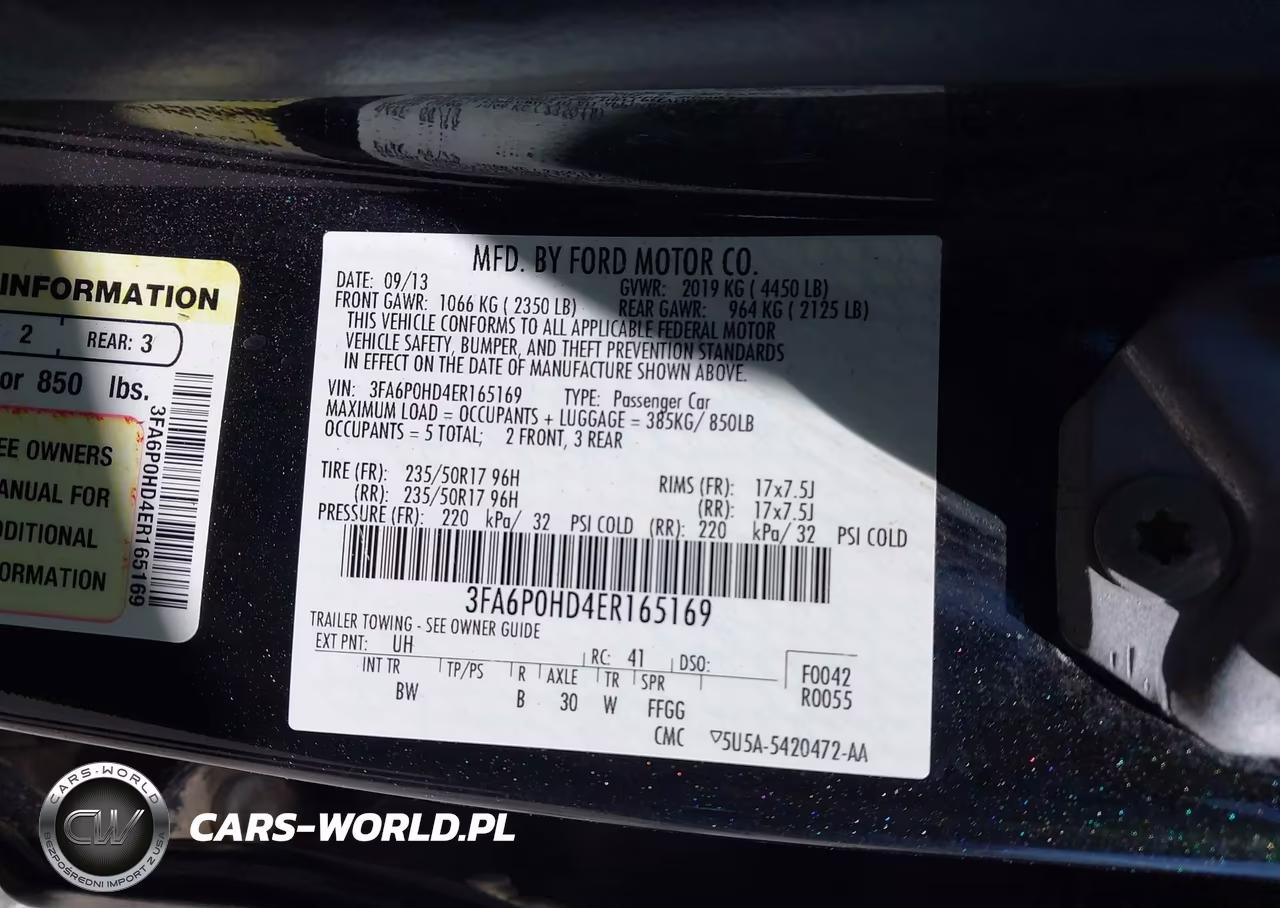 2014 Ford Fusion Se VIN:3FA6P0HD4ER165169 - 9