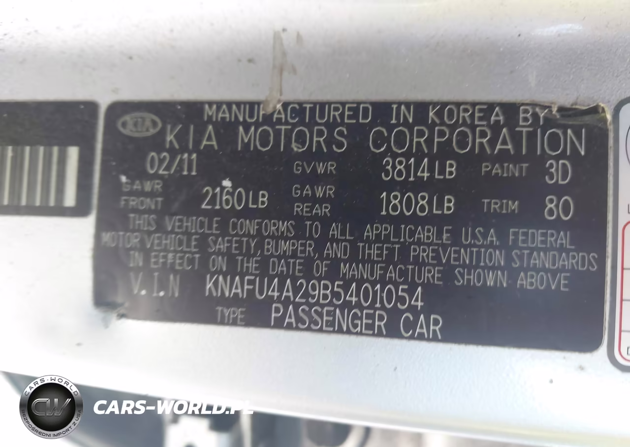 2011 Kia Forte Ex VIN:KNAFU4A29B5401054 - 9