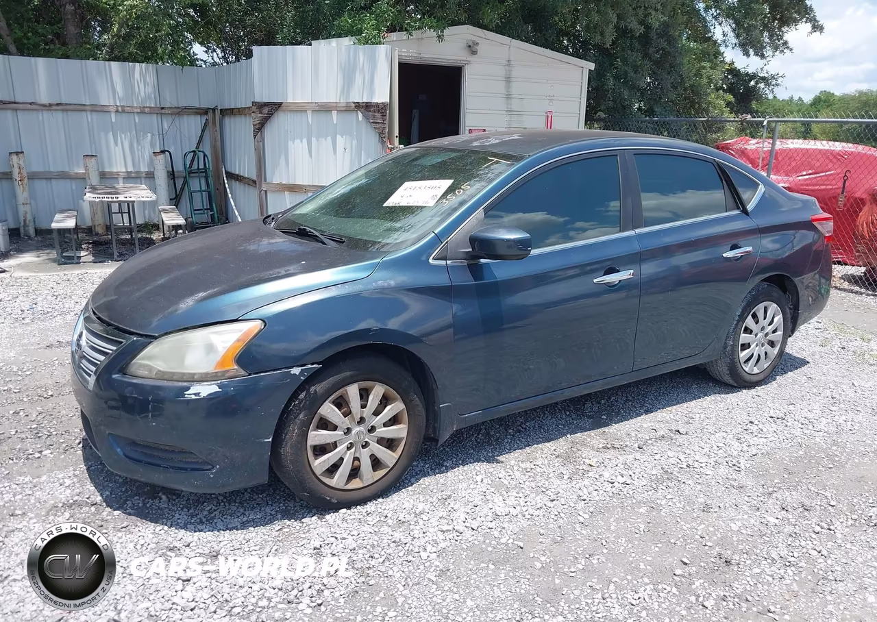 2014 Nissan Sentra Sv VIN:3N1AB7AP5EY310955 - 2
