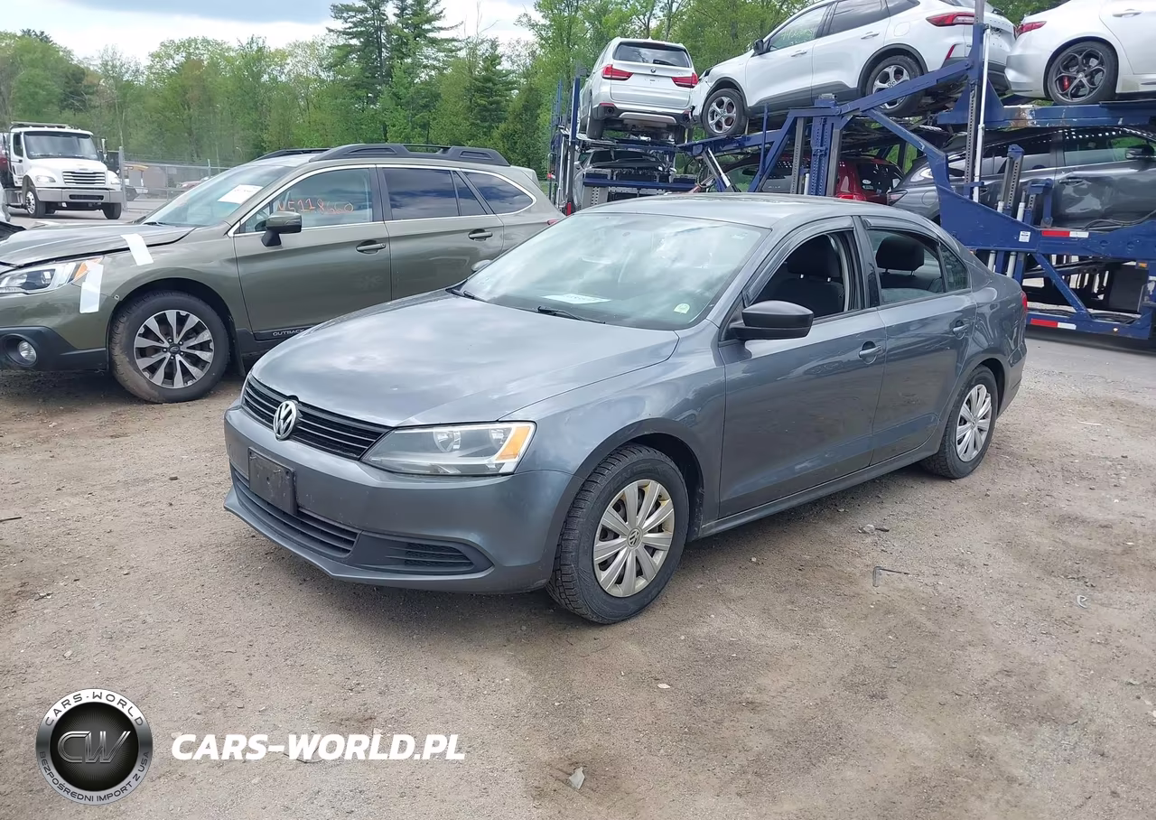 2014 Volkswagen Jetta 2.0L S VIN:3VW1K7AJ5EM370747 - 2