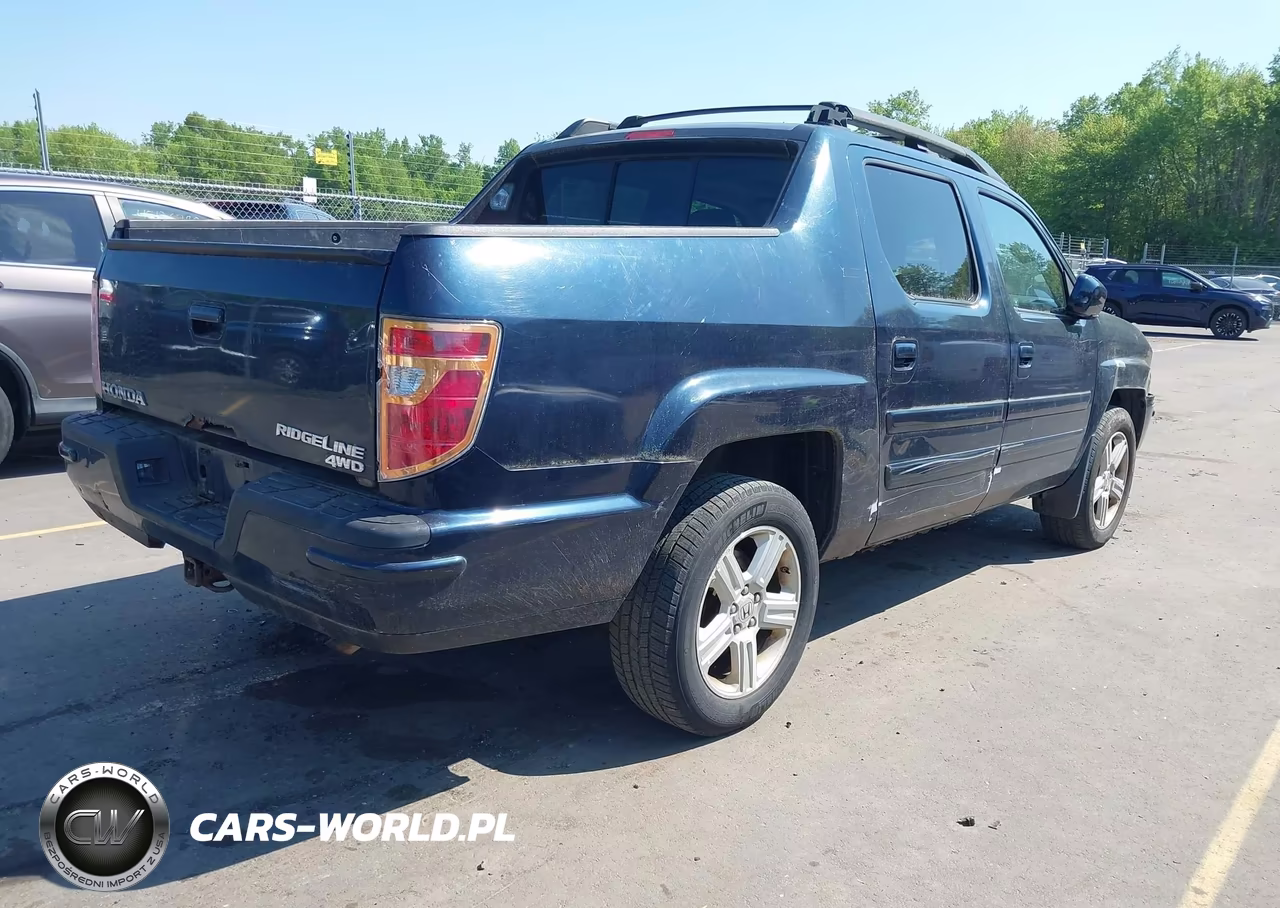 2009 Honda Ridgeline Rtl VIN:5FPYK16519B108817 - 4