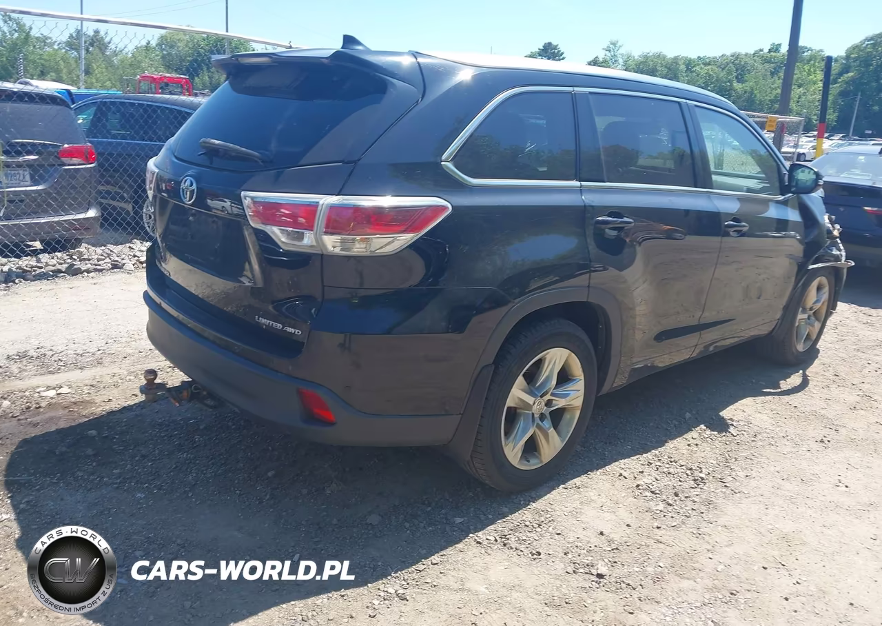 2014 Toyota Highlander Limited V6 VIN:5TDDKRFH3ES044110 - 4