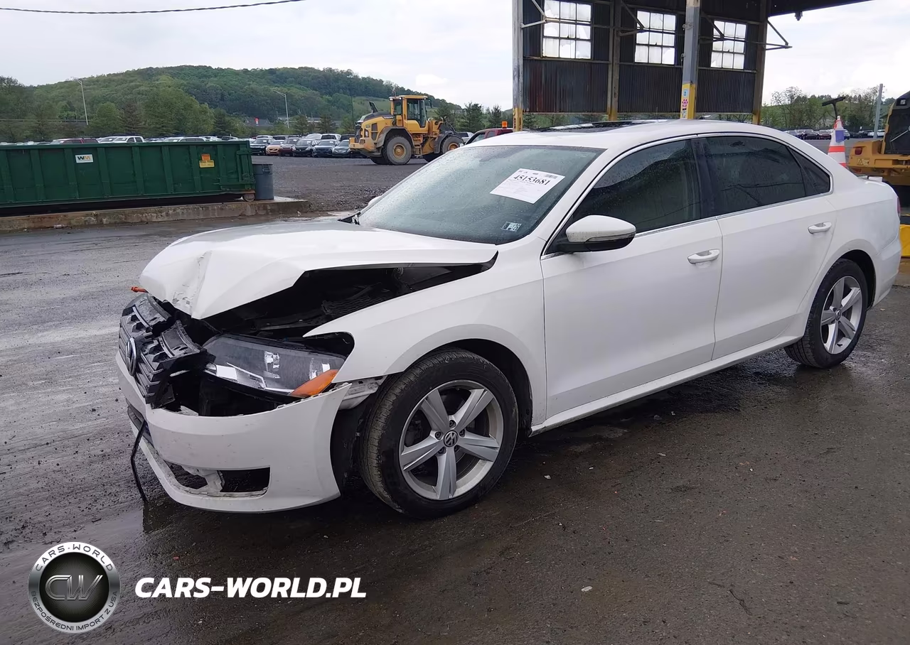 2012 Volkswagen Passat 2.0L Tdi Se VIN:1VWBN7A36CC071845 - 2