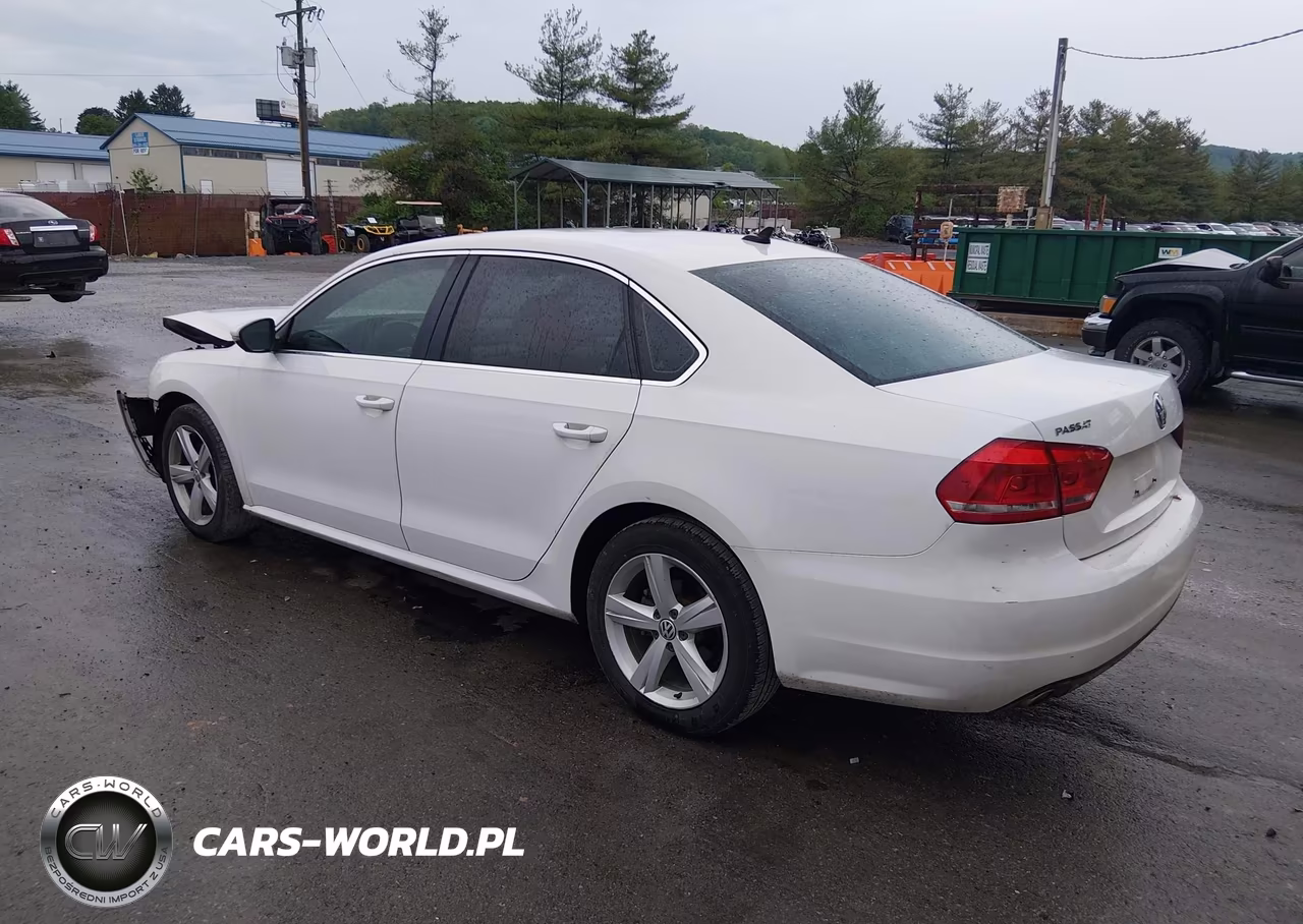 2012 Volkswagen Passat 2.0L Tdi Se VIN:1VWBN7A36CC071845 - 3