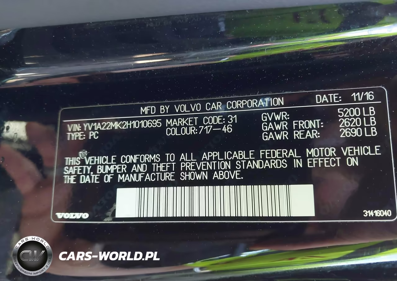 2017 Volvo S90 T6 Momentum VIN:YV1A22MK2H1010695 - 9