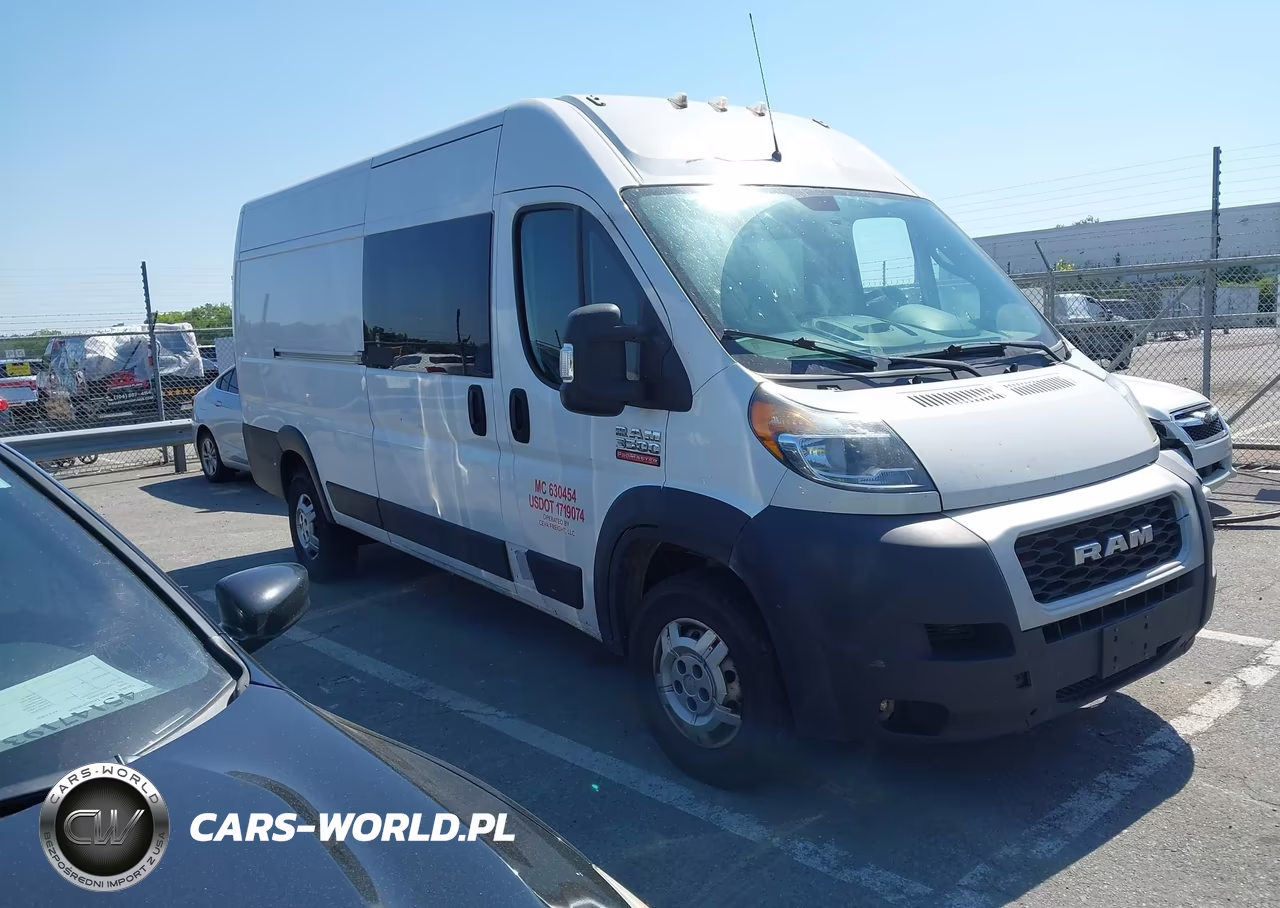 2021 Ram Promaster 3500 Cargo Van High Roof 159 Wb Ext – zdjęcie 1 z 16