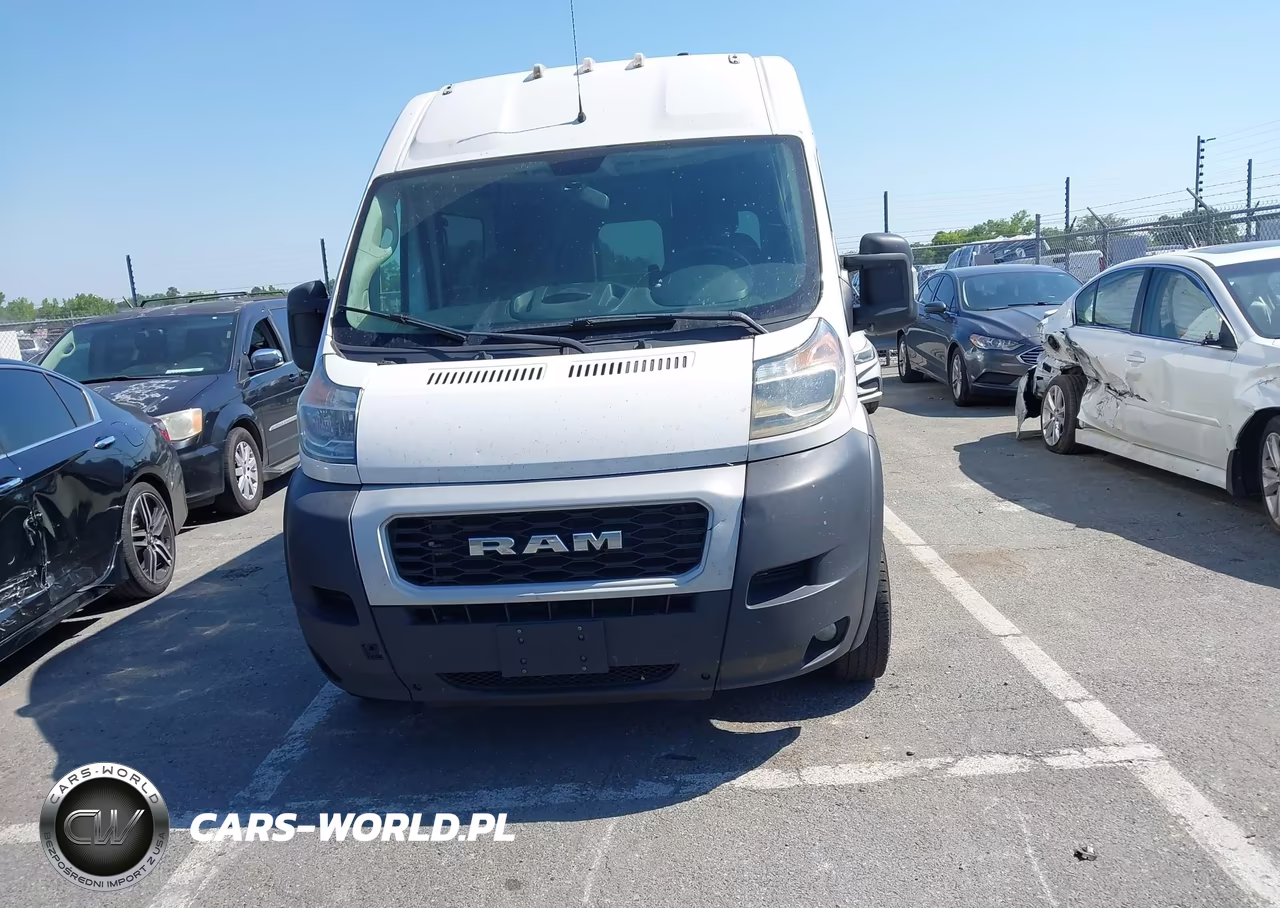 2021 Ram Promaster 3500 Cargo Van High Roof 159 Wb Ext VIN:3C6MRVJG2ME537554 - 12