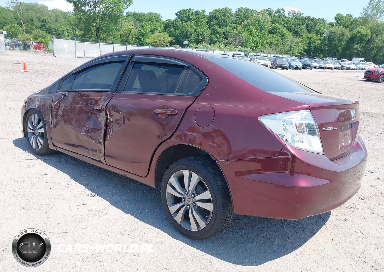 2012 Honda Civic Lx VIN:2HGFB2F52CH559005 - 3