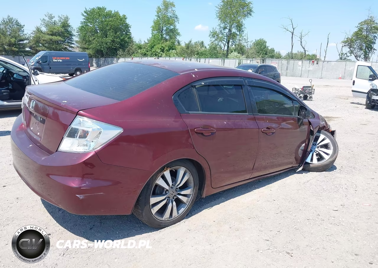 2012 Honda Civic Lx VIN:2HGFB2F52CH559005 - 4