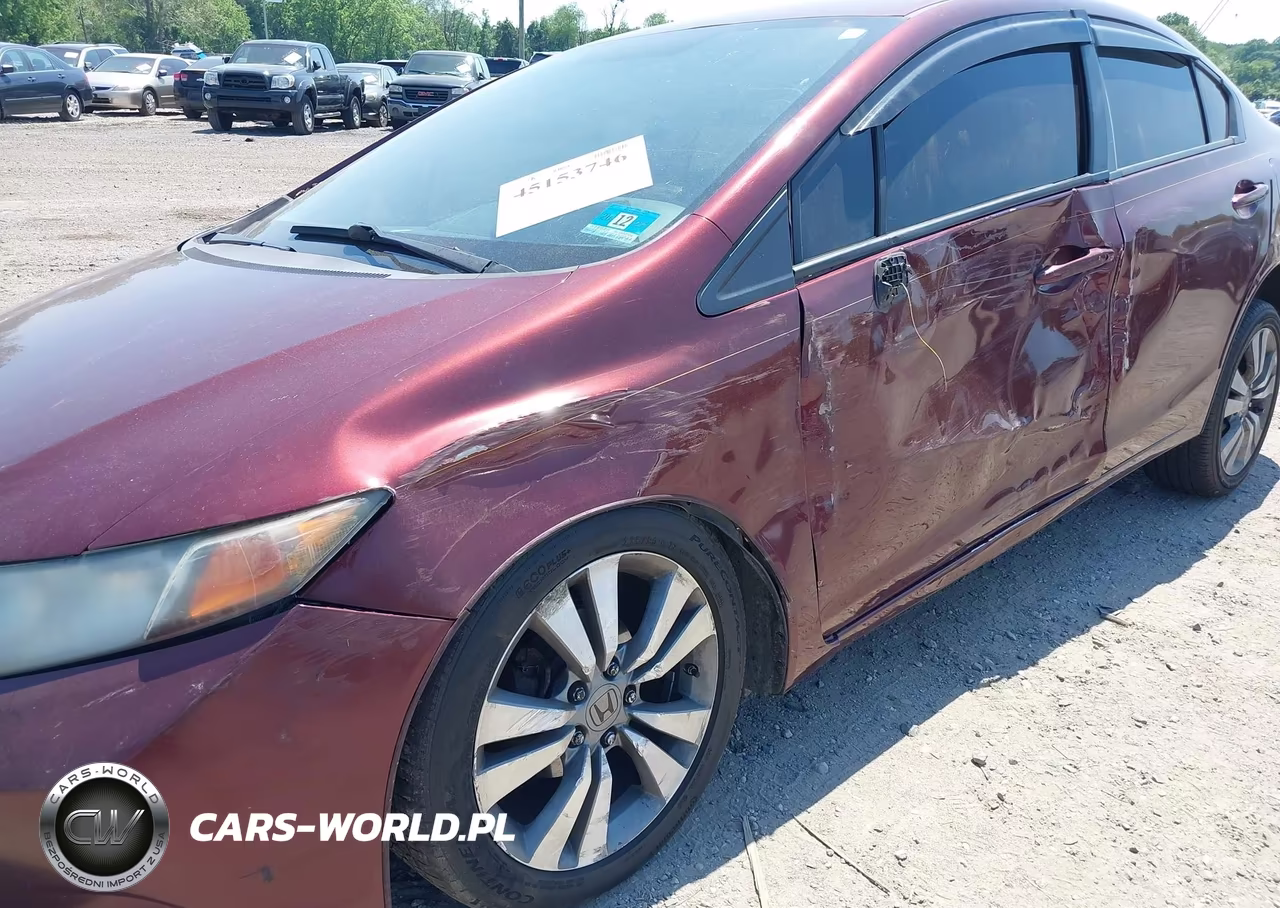 2012 Honda Civic Lx VIN:2HGFB2F52CH559005 - 6