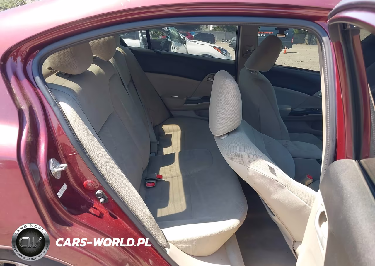 2012 Honda Civic Lx VIN:2HGFB2F52CH559005 - 8