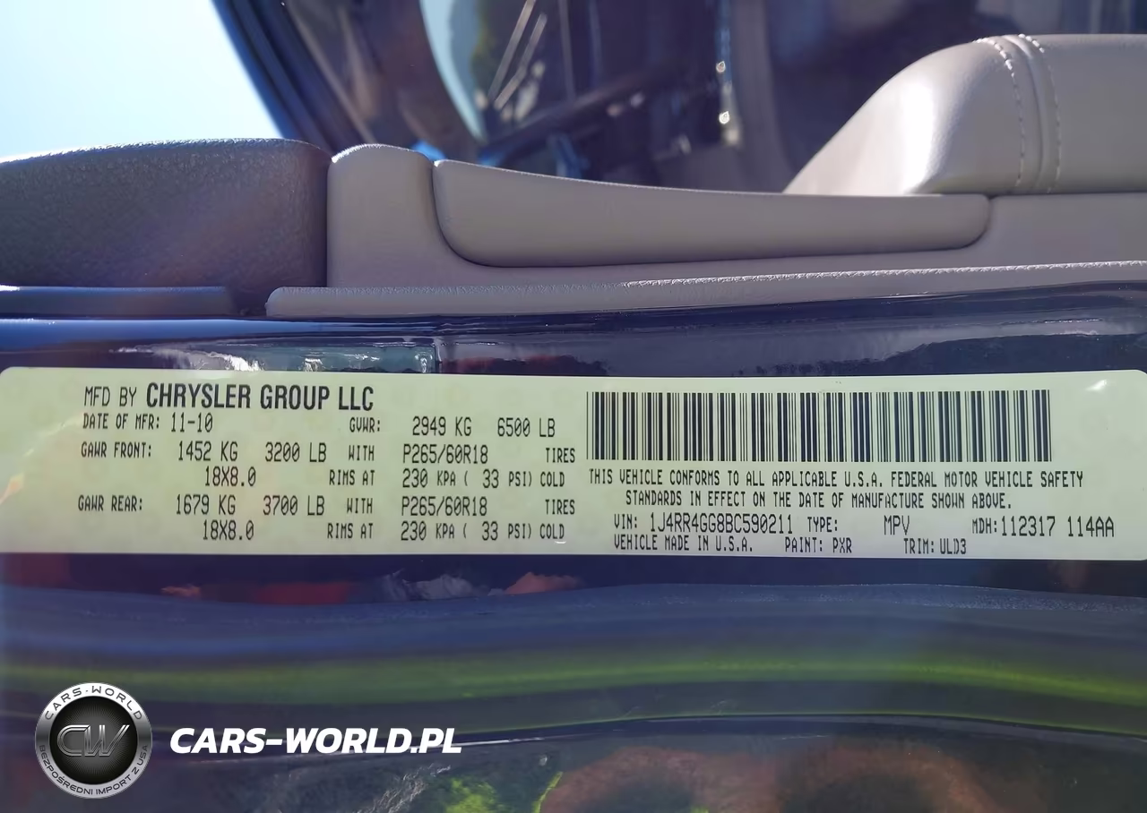 2011 Jeep Grand Cherokee Laredo VIN:1J4RR4GG8BC590211 - 9